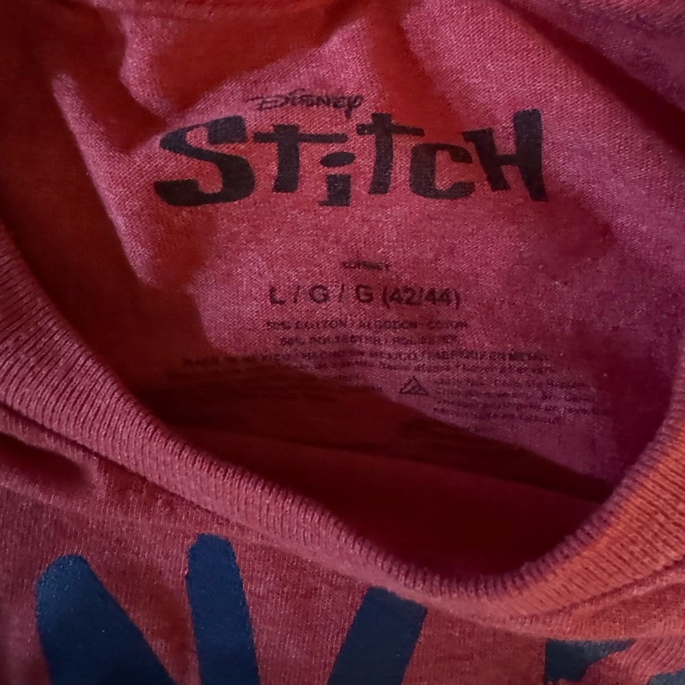 Disney crewneck Stitch T-shirt in red